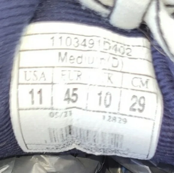 Brooks Adrenaline 21 Athletic Running Tennis Shoe Sneaker Black Gray Blue Men 11 - Picture 9 of 11